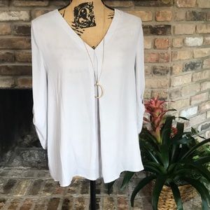Light gray blouse